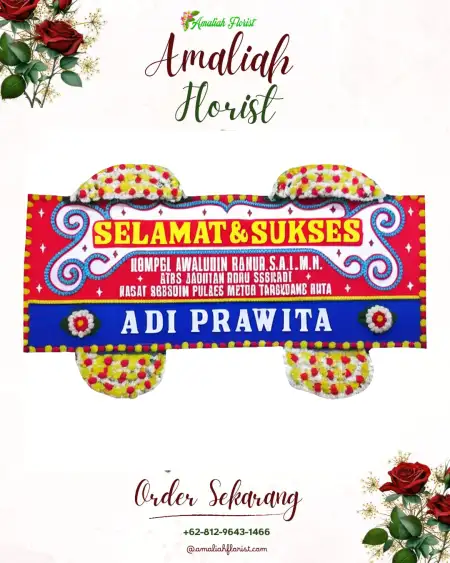 Papan Bunga Ucapan Selamat Ruko Gading Serpong