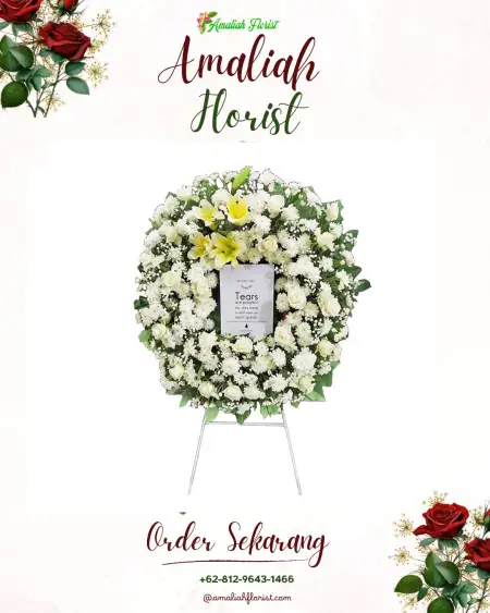 Krans Bunga Duka Ruko Gading Serpong