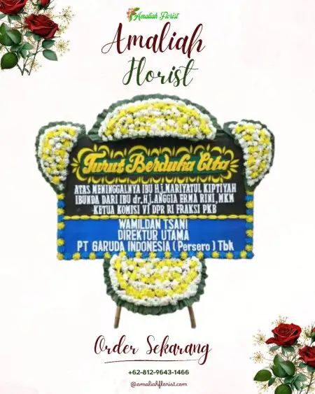 Papan Bunga Duka Ruko Gading Serpong